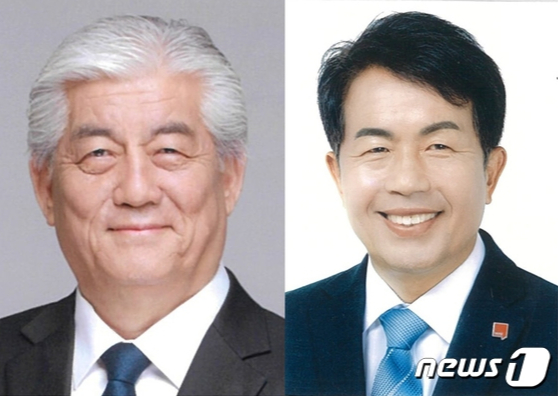 무소속 이상헌 후보(왼쪽)와 진보당 윤종오 후보ⓒ News1 김지혜 기자