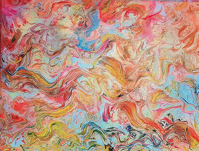 소울황소 작가의 《Dream Energy-Fanta 500》 ⓒ2024 한국미술응원프로젝트展 제공