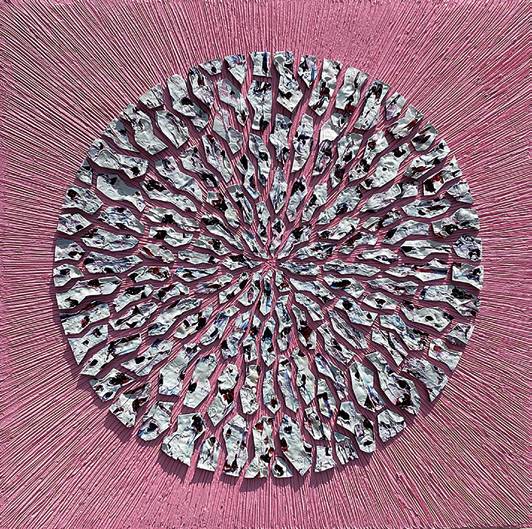 이원태 작가의 《겹(Layers)》 ⓒ2024 한국미술응원프로젝트展 제공