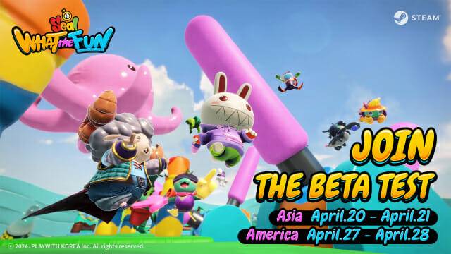 플레이위드코리아, 파티게임 '씰WTF' 4월 첫 글로벌 비공개 테스트 실시.