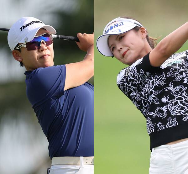 2024년 일본여자프로골프(JLPGA) 투어 야마하 레이디스 오픈에 출전하는 신지애, 송가은 프로. 사진제공=KLPGA