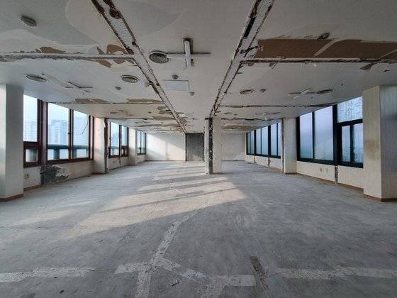 서울 동작구 노량진1동에 있던 한 고시원이 철거된 모습. 박종서 기자