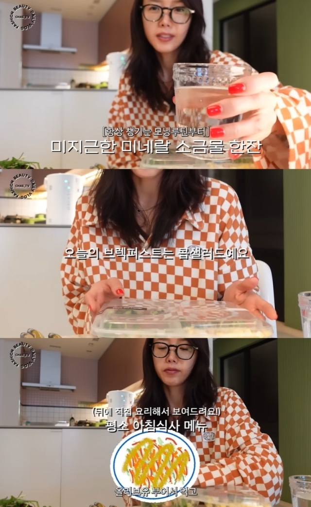 채정안 유튜브 영상 캡처