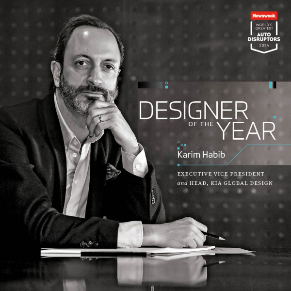‘올해의 디자이너(Designer Disruptor of the Year)’ 부문에 선정된 기아 글로벌디자인담당 카림 하비브 부사장 [사진제공=기아]