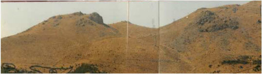 국토녹화 사업이 완성되기 전인 1980년 촬영된 부산 황령산 전경. (사진=부산 남구청 제공)