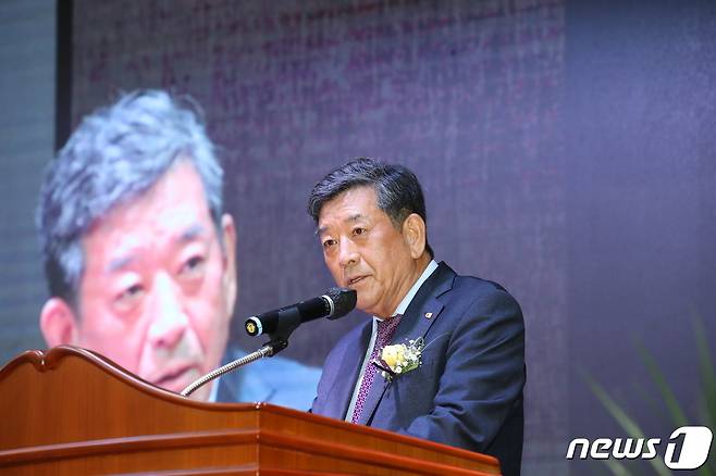 한상원 제25대 광주상공회의소 회장이 28일 취임했다. ⓒ News1