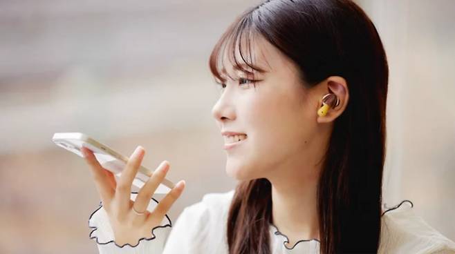 키노코노야마 무선 이어폰. /크라우드 펀딩 플랫폼 마쿠아케