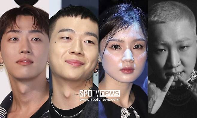 ▲ 그레이, 우원재, 이하이, 구스범스. ⓒ곽혜미 기자, AOMG