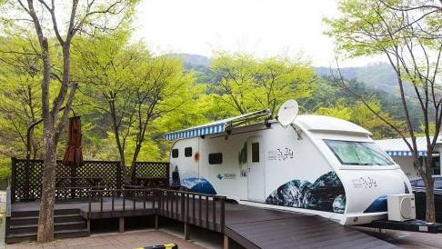 ▲ 치악산국립공원 야영장