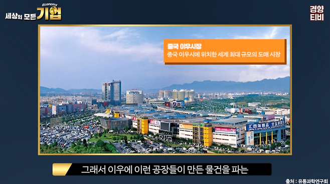 이우시장 /  경향신문 공식 유튜브 채널 경향티비 ‘세상의 모든 기업’ 영상 캡처