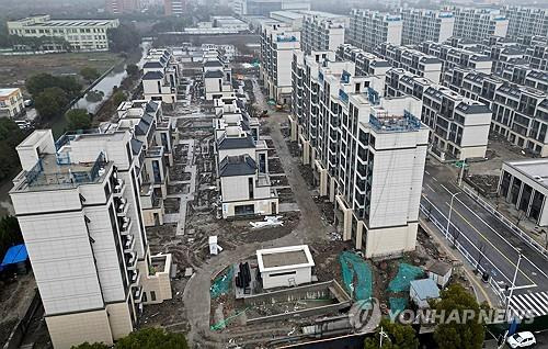 비구이위안의 중국 상하이 건설 현장
[로이터 연합뉴스 자료사진. 재판매 및 DB 금지]