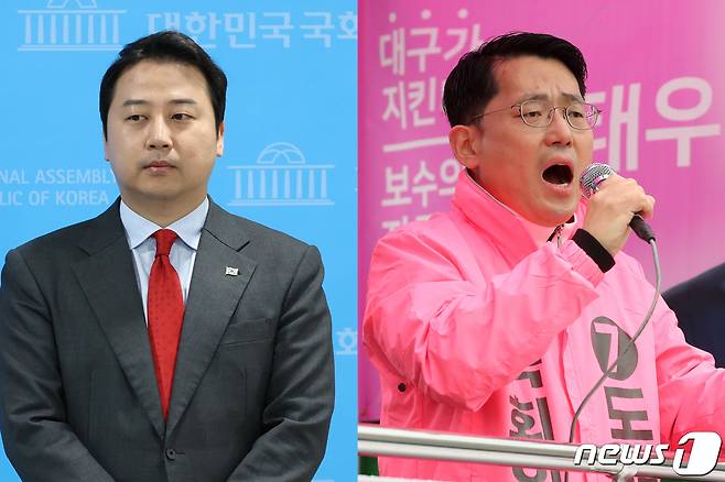 무소속 장예찬(부산 수영)·도태우(대구 중·남) 후보