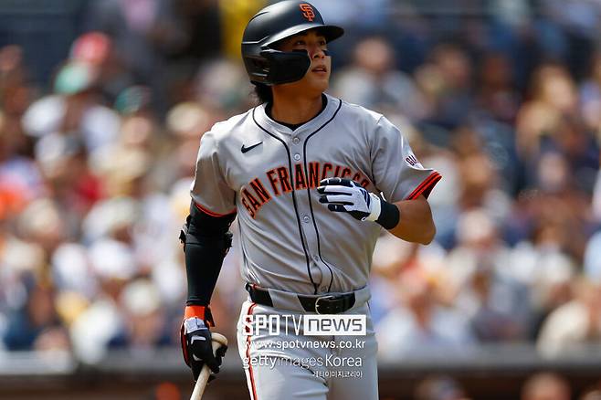 ▲ 샌프란시스코 자이언츠의 이정후가 29일 꿈에 그리던 메이저리그 데뷔전에 나섰다.