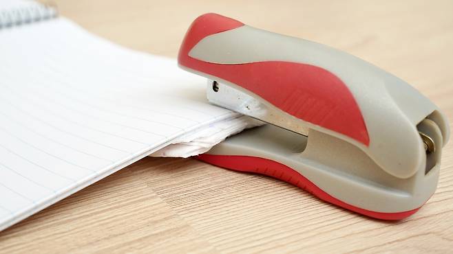 스테이플러 두꺼운 종이