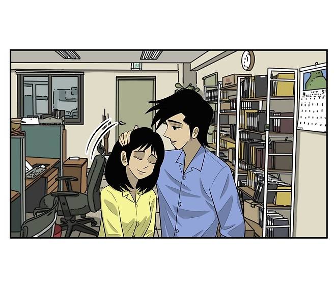 웹툰 ‘미생’ 시즌2 장면. 장그래는 같은 회사 직원 조아영과 연애를 시작한다. 윤태호 작가, 슈퍼코믹스 스튜디오 제공