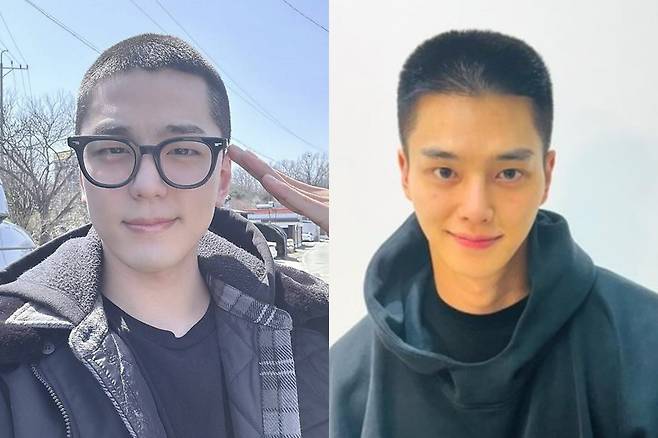 김민규(왼쪽), 송강. 사진 출처=김민규 SNS 계정, 송강 SNS 계정