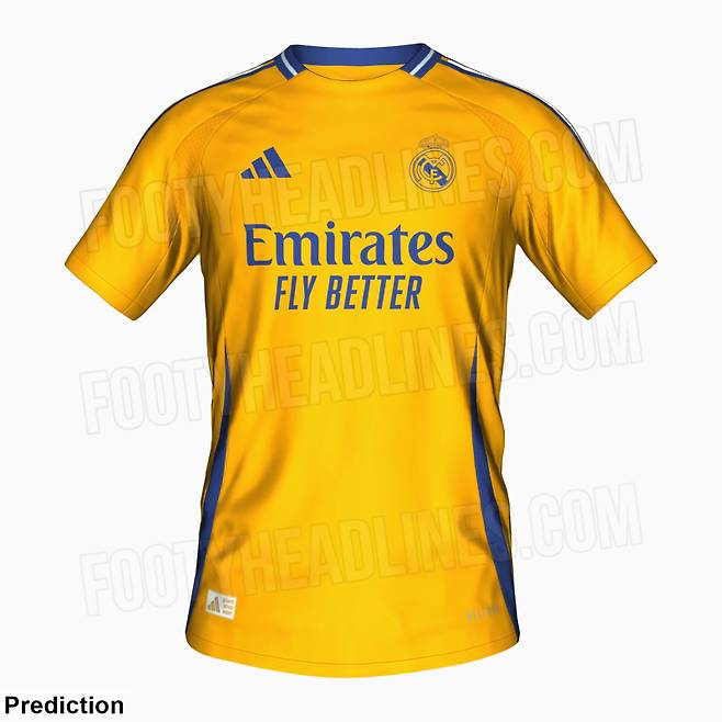 사진은 2일 풋티 헤드라인이 전망한 레알의 2024~25시즌 원정 유니폼. 이는 11년 전인 2013~14시즌 세 번째 유니폼의 색과 유사하다. 사진=풋티 헤드라인 SNS