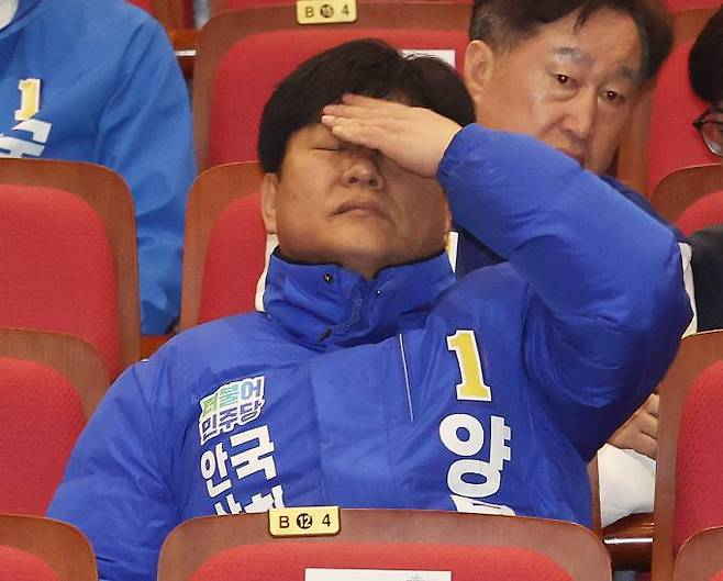 경기 안산시갑의 양문석 민주당 후보. 연합뉴스