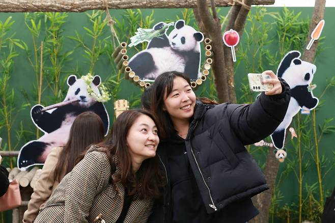 “푸바오때문에 행복했다. 다시 만나~”