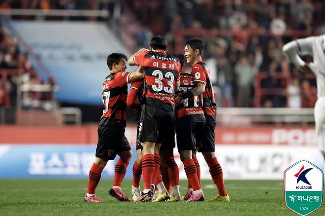 오베르단 선제골 이후. /사진제공=한국프로축구연맹