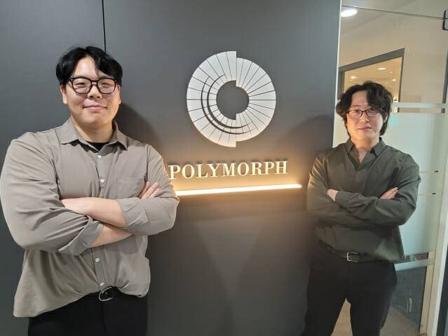 (왼쪽부터) 폴리모프 채문석 이사와 조병훈 대표