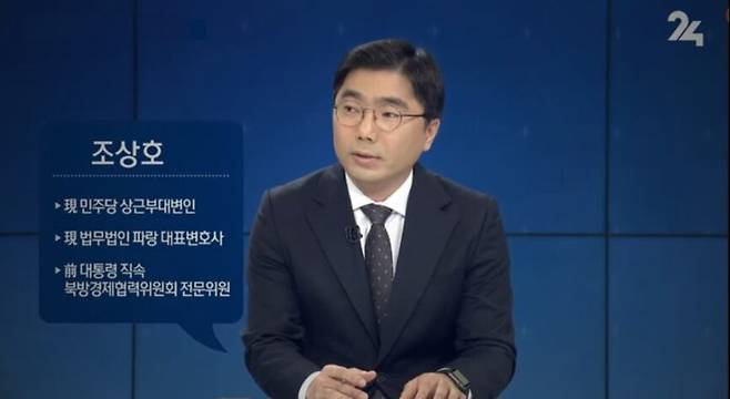 조상호 더불어민주당 법률위원회 부위원장. /TV조선 캡처