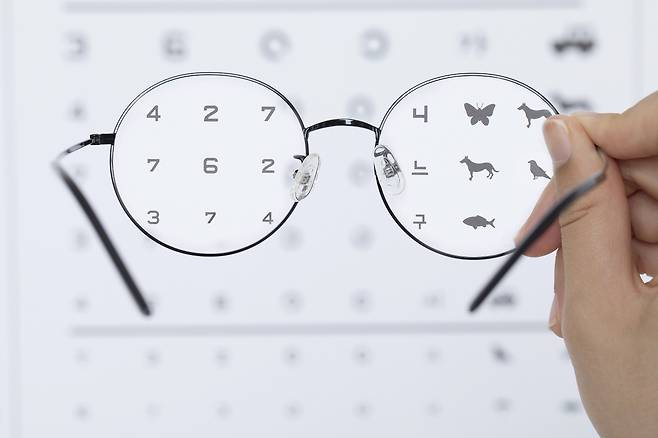 안경알이 큰 안경테를 쓰면 렌즈의 가장자리가 더 두꺼워지면서 왜곡 현상이 심해지기 때문에 어지러움을 더 크게 느낄 수 있다./사진=클립아트코리아