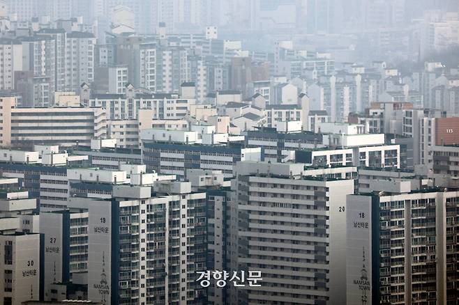 서울 시내 아파트 단지. 조태형 기자