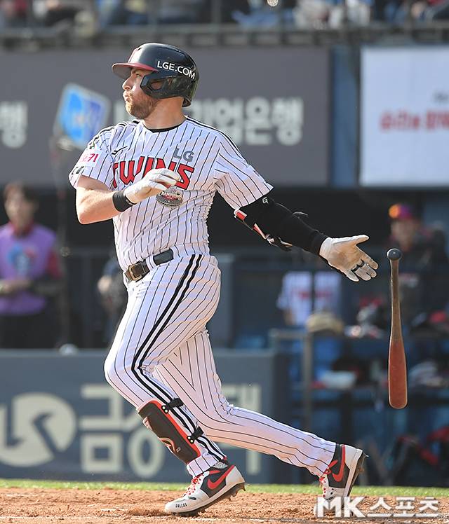 LG의 복덩이 외국인 타자인 오스틴. 사진=천정환 기자