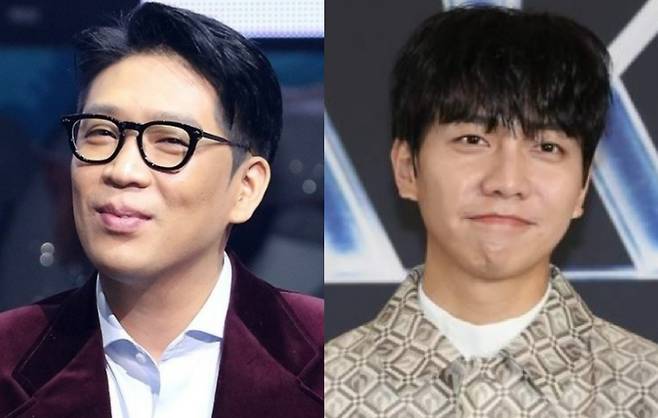 MC몽(좌)과 이승기(우)