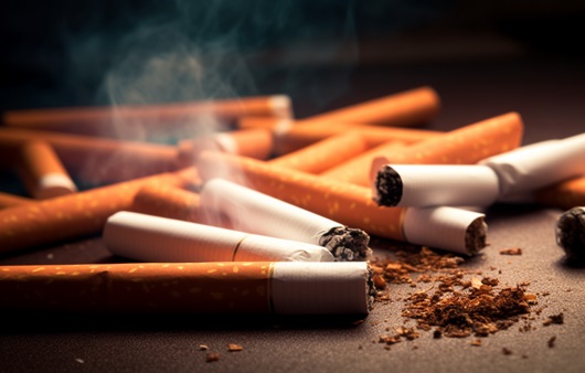 흡연은 인체 면역반응에 장기간 악영향을 미친다ㅣ출처: 미드저니