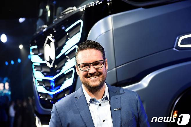 미국의 전기트럭 업체인 니콜라의 창업자 트레버 밀턴. ⓒ 로이터=뉴스1 ⓒ News1 박형기 기자