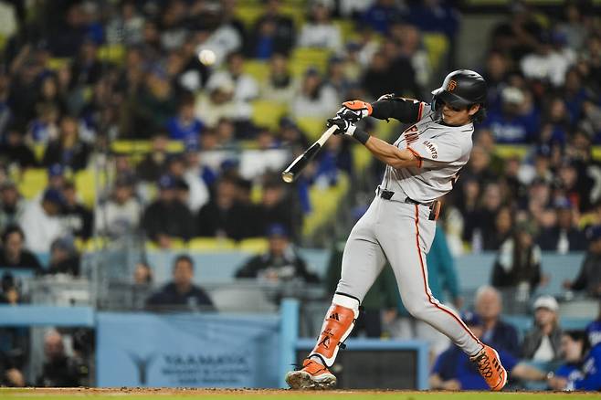 이정후가 올시즌 처음으로 출루에 실패했다. AP연합뉴스