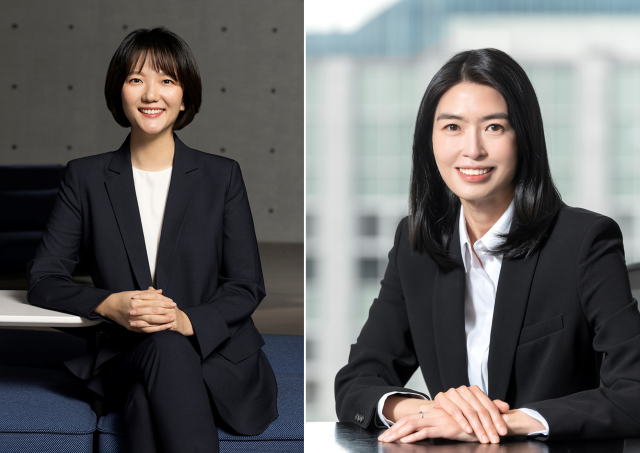 최수연 네이버 대표(왼쪽)와 정신아 카카오 대표는 최근 각각 대대적인 조직 개편을 단행했다. /각사