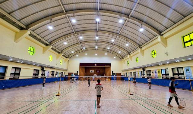 외부에 개방하는 서울 마포구 한 초등학교 체육관 모습. 서울시 제공