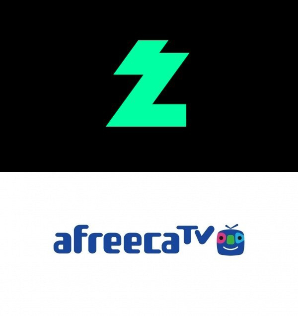 네이버 치지직(위)과 아프리카TV의 로고.