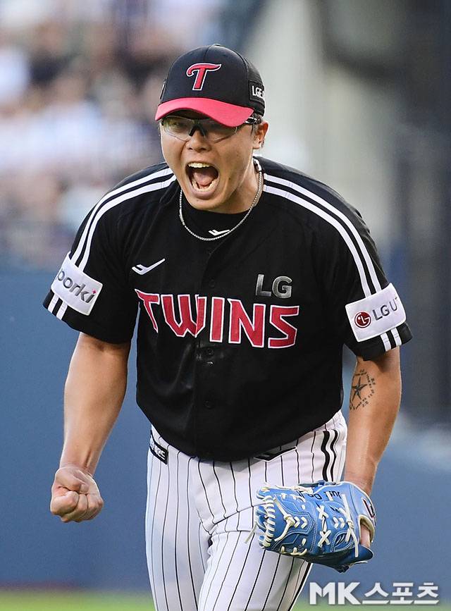 최근 LG 불펜의 활력소 같은 역할을 잘 해내고 있는 이지강. 사진=김영구 기자