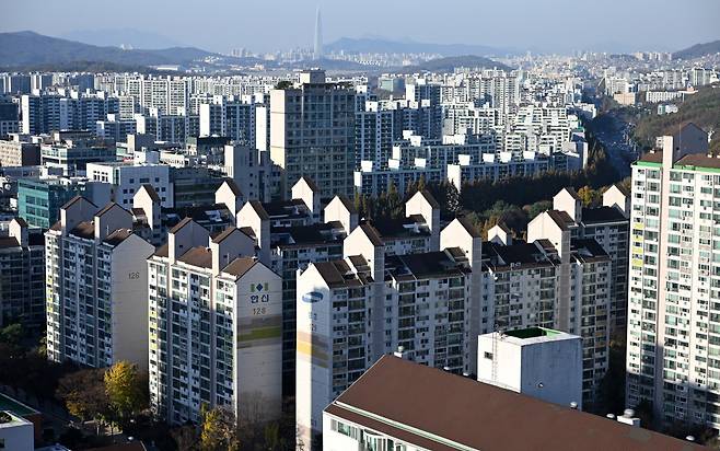 경기도 성남시 분당구의 한 아파트 단지. 성남시=이상섭 기자