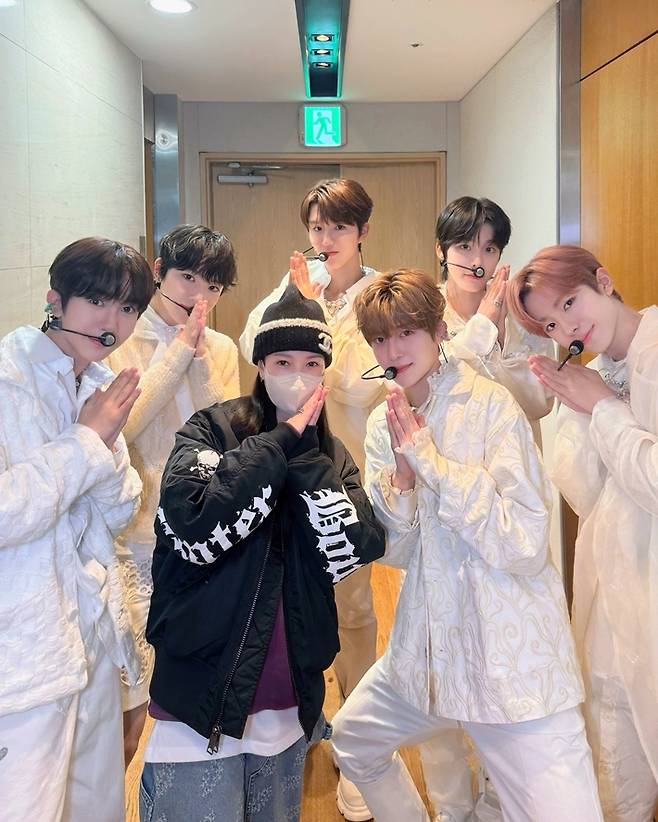 NCT 위시와 보아 프로듀서. SM엔터테인먼트 제공