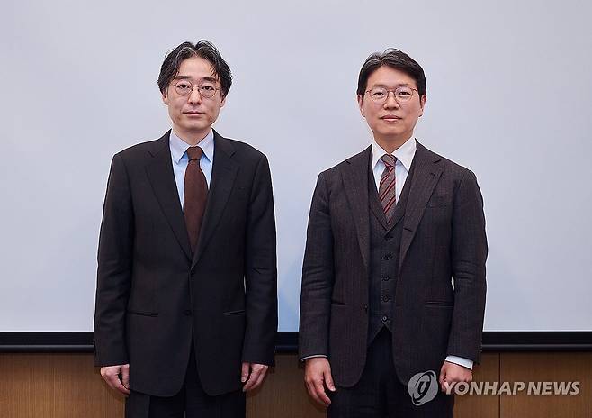 한미약품 임종윤ㆍ임종훈 사장 기자간담회 [연합뉴스 자료사진]