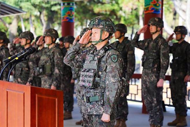 육군 31사단 창설 69주년 기념행사 [육군 제31보병사단 제공. 재판매 및 DB 금지]
