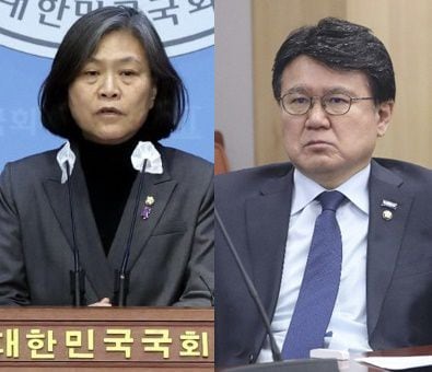더불어민주당 강민정, 조국혁신당 황운하 의원/조선DB