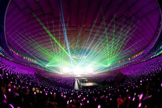 소녀시대 도쿄돔 콘서트 전경. (사진=SM엔터테인먼트 제공)