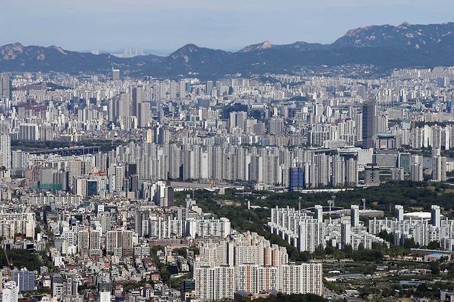 서울 강동 송파 강남구 일대 아파트. 2022.6.7 [한주형 기자]