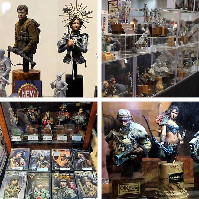 미니어쳐 4대장 - 넛츠플레닛 , 라이프미니어쳐, 갈라파고스. 영 미니어쳐 (왼쪽위부터 시계방향)