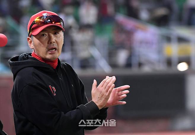 SSG 시절 김원형 감독. 문학 | 박진업기자 upandup@sportsseoul.com