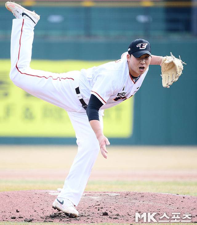 한화 김민우. 사진=김영구 기자