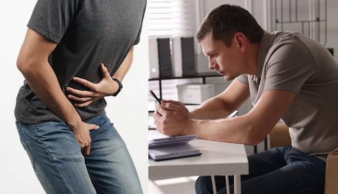 구부정한 자세가 어깨와 허리 통증만 일으키는 게 아니라 남성의 성생활에도 영향을 줄 수 있는 것으로 보인다. [사진=게티이미지뱅크]