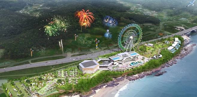 새만금개발청이 오는 2026년 말 준공을 목표로 하는 복합 휴양문화시설 챌린지테마파크 조감도. /새만금개발청 제공