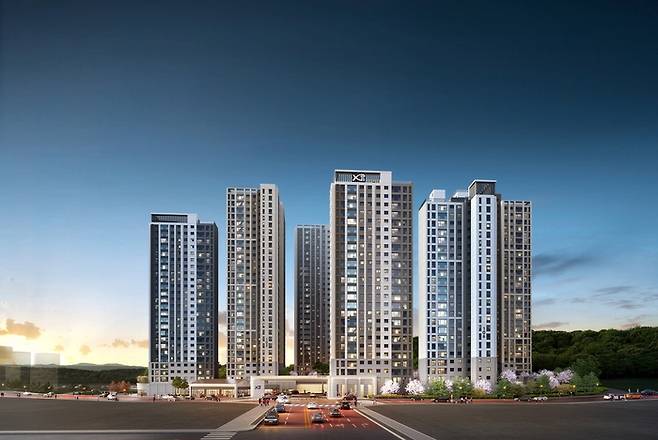 ‘영통 자이 센트럴파크’ 투시도. GS건설